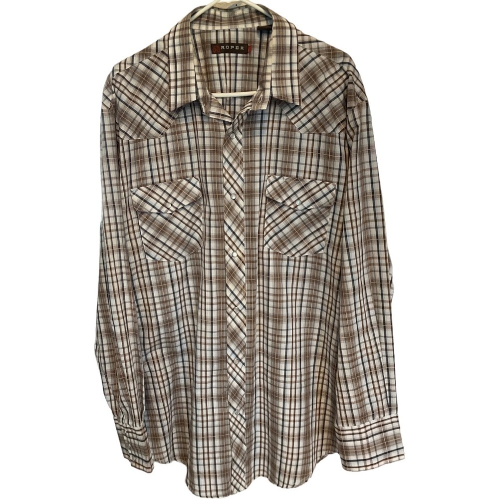 ROPER MENS WESTERN SHIRT SIZE 2XL